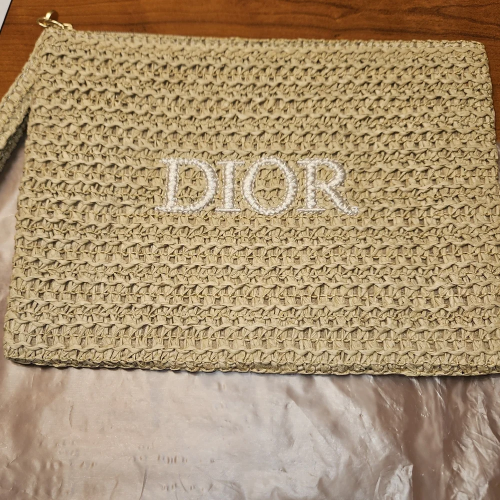 Dior Woven Clutch Bag - Picture 1 of 3